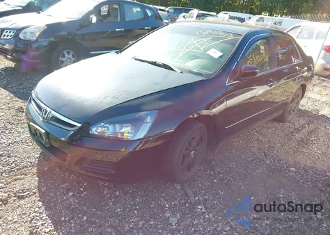 2007 Honda Accord 2.4 Se из США, поврежденный, VIN 1HGCM56367A192966